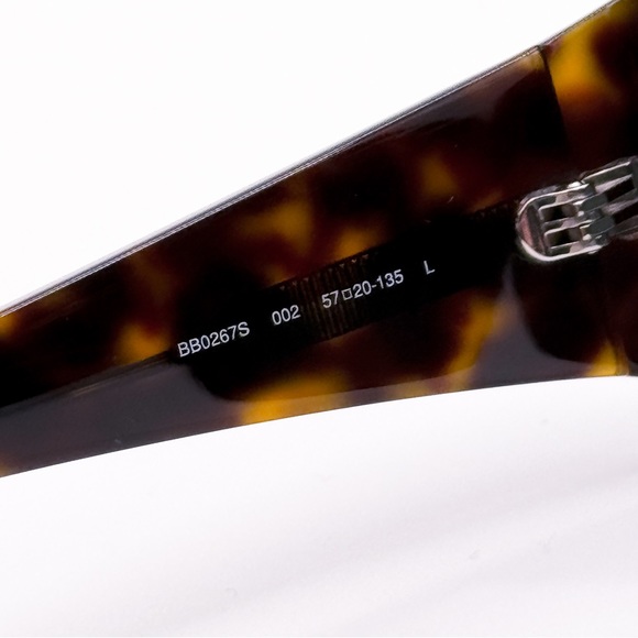 NEW BALENCIAGA BB0267S 002 HAVANA UNISEX SUNGLASSES - Picture 6 of 8